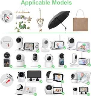 Mobiele houder voor babybed