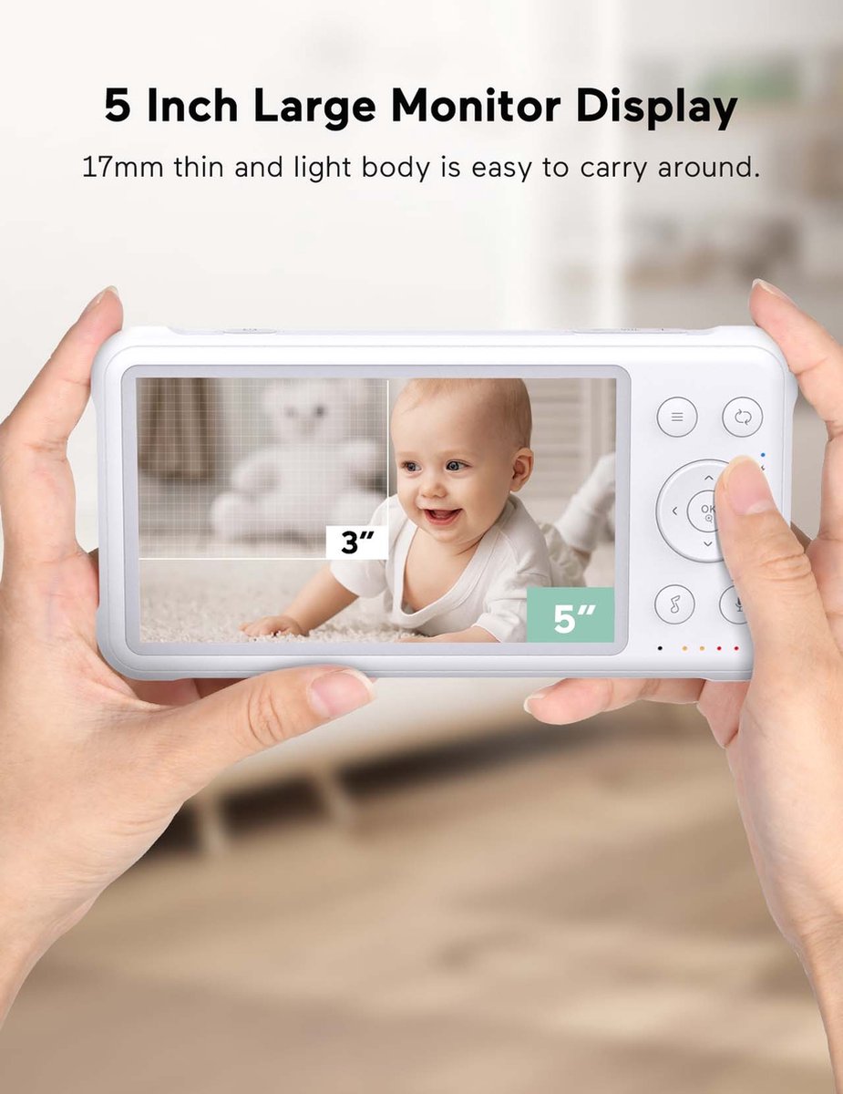 Momcozy Babyfoon 5 Inch