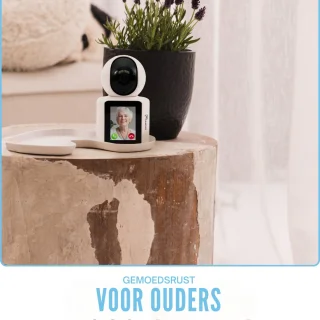 Momini Communicare Babyfoon Met Camera Wit