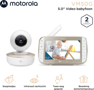 Motorola Babyfoon VM50G met Camera