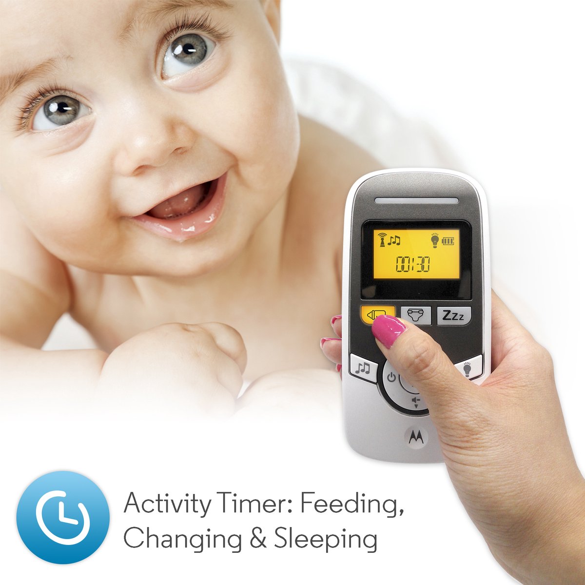 Motorola Digitale DECT Babyfoon Wit