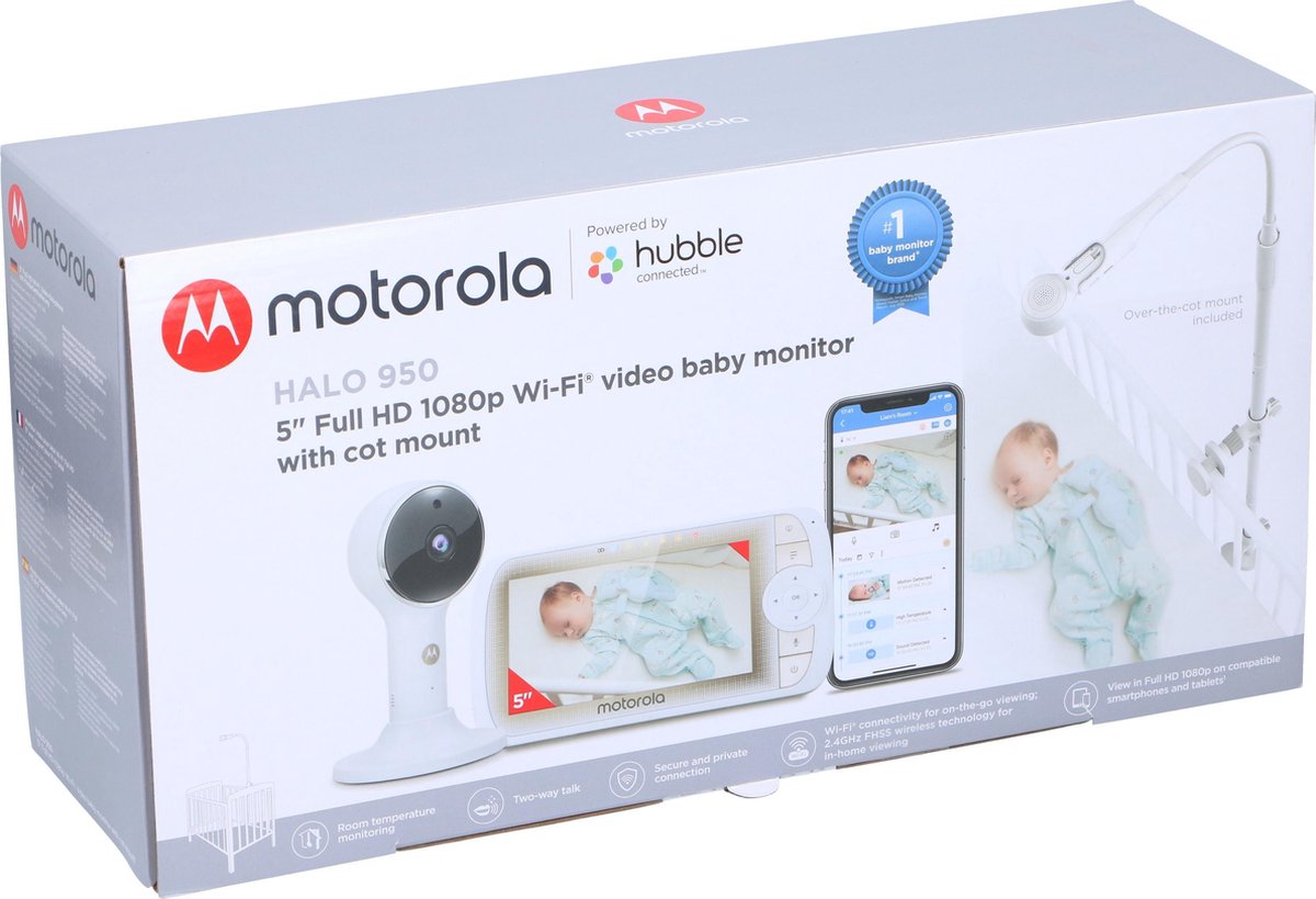 Motorola EASE44 Connect Wi-Fi Babyfoon met Camera