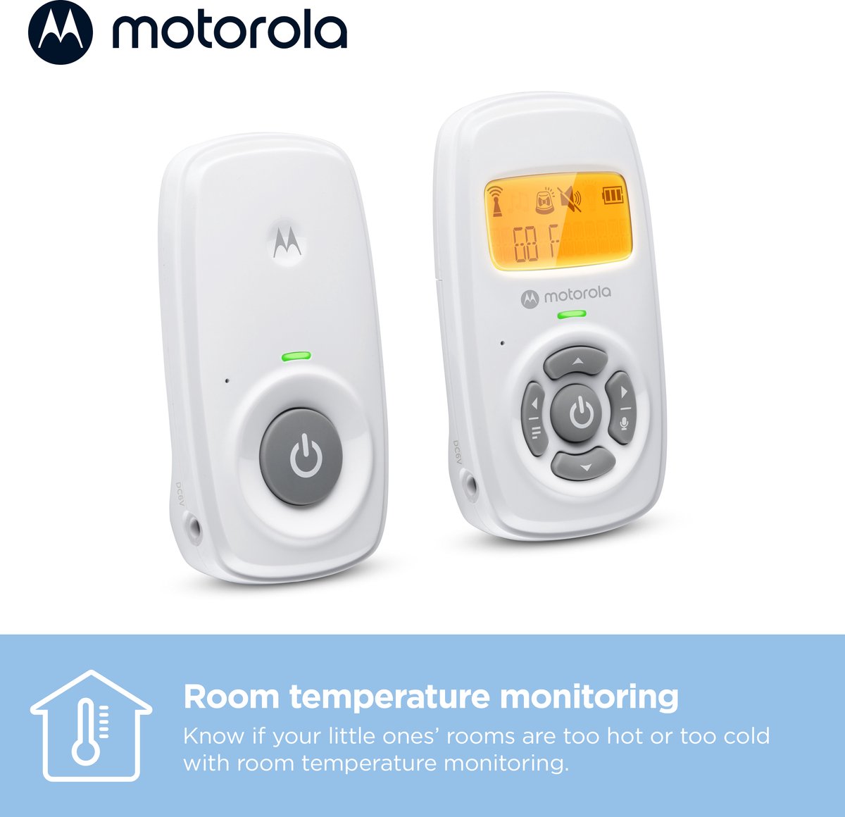 Motorola Nursery AM24 Babyfoon Wit