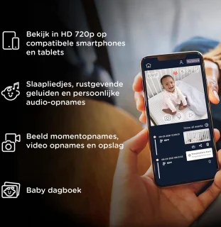 Motorola Nursery Baby Monitor VM85 Connect met Camera