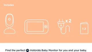 Motorola Nursery Baby Monitor VM85 Connect met Camera