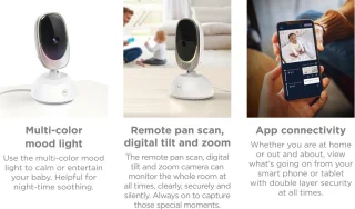Motorola Nursery Baby Monitor VM85 Connect met Camera