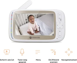 Motorola Nursery Baby Monitor VM85 Connect met Camera