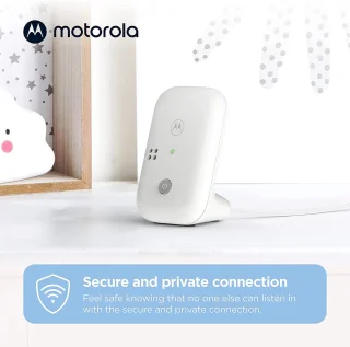 Motorola Nursery Babyfoon PIP10 met Draagbare Ouder Unit Wit