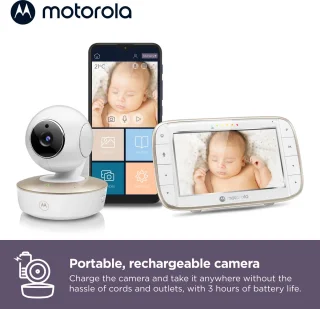 Motorola Nursery VM 855 Connect Baby Monitor