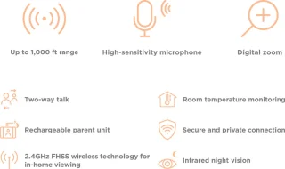 Motorola Nursery VM483 Babyfoon Video Monitor