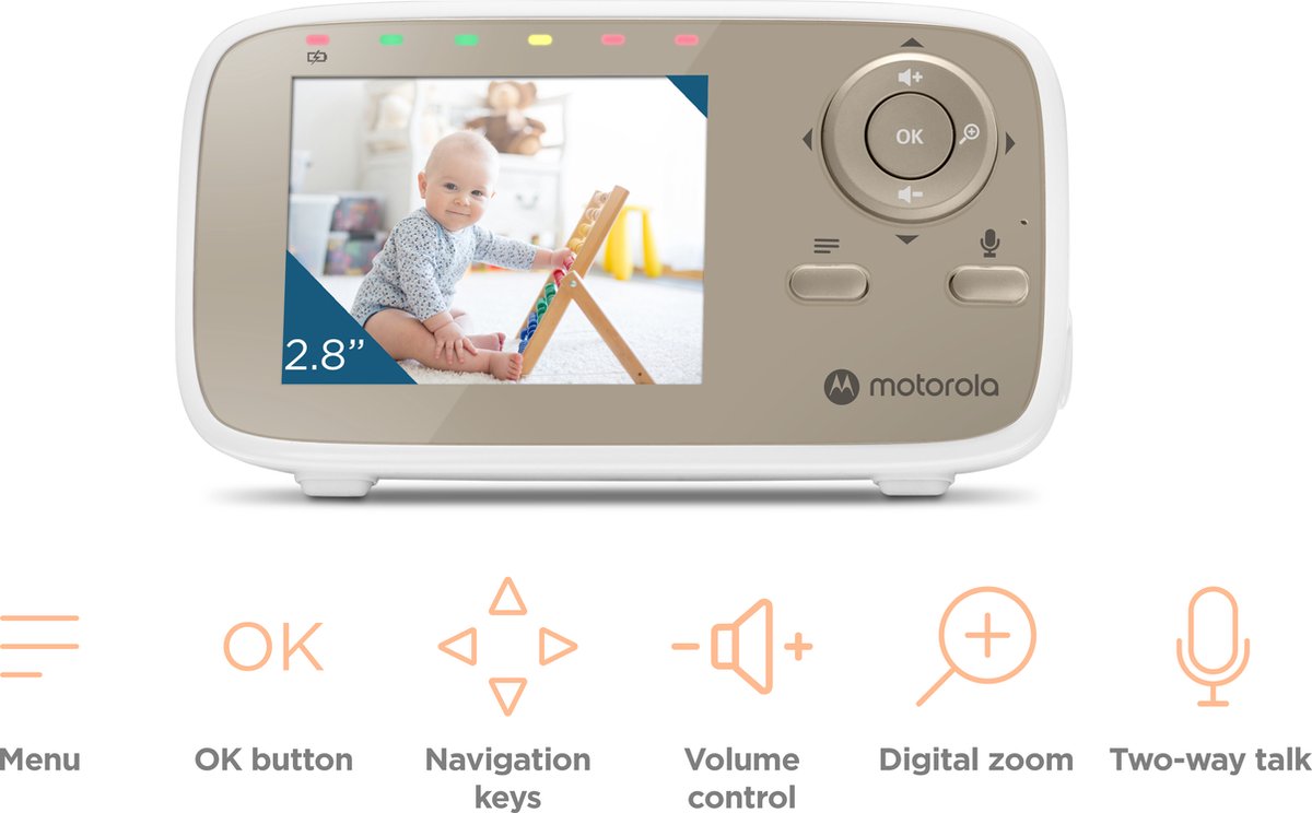 Motorola Nursery VM483 Babyfoon Video Monitor