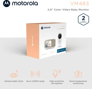Motorola Nursery VM483 Babyfoon Video Monitor
