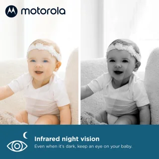 Motorola VM34 Babyfoon met Camera en 4.3-Inch Kleurendisplay
