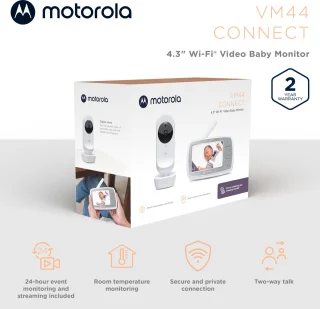 Motorola VM44 Connect Baby Monitor Wit