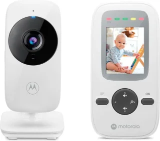 Motorola VM481 Babyfoon met Video en 2-Inch Kleurendisplay Wit