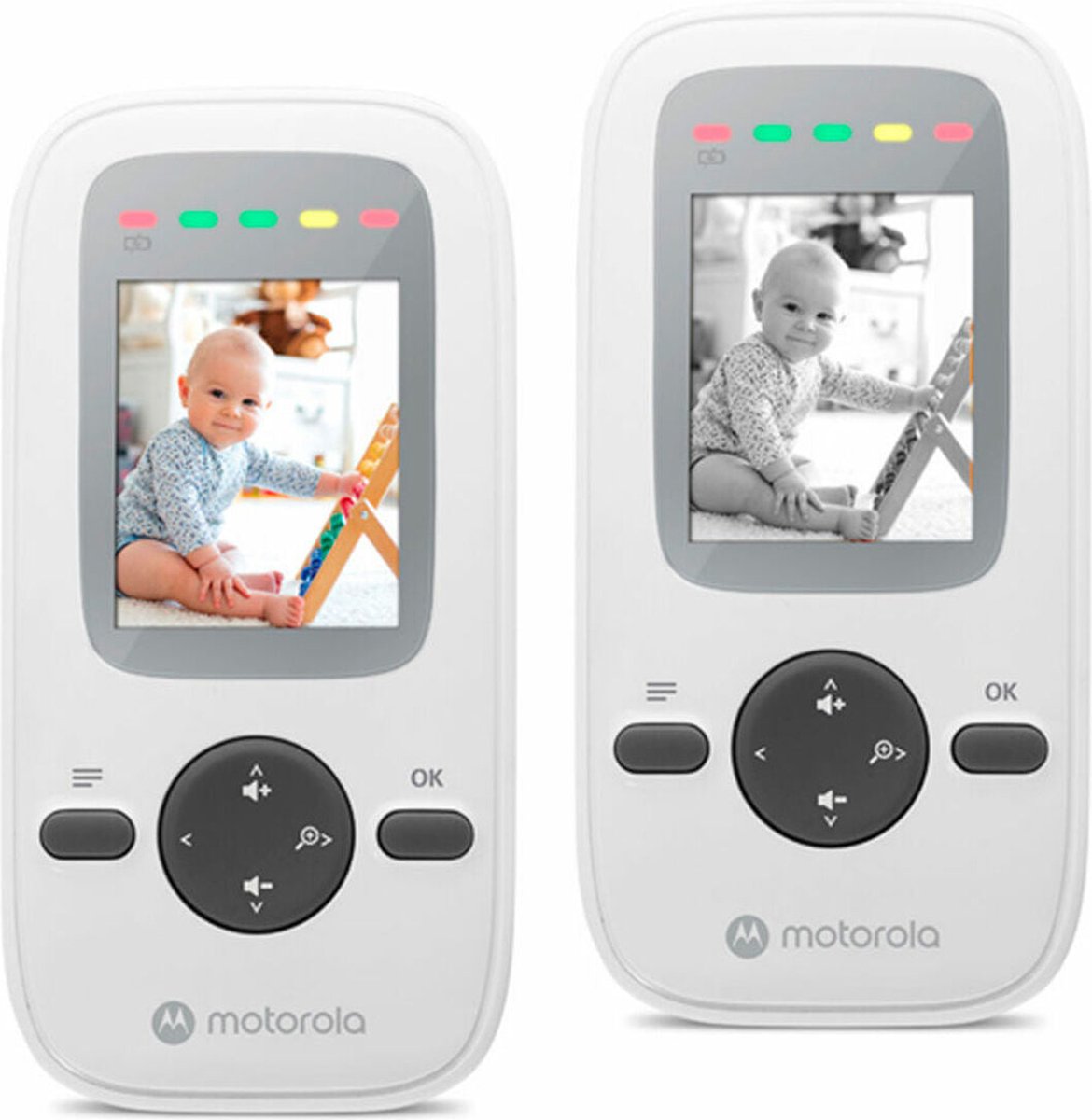 De Motorola VM481 Babyfoon met Video en 2-Inch Kleurendisplay Wit in één oogopslag