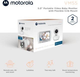 Motorola VM55 Babyfoon met Camera 5-inch Display