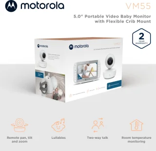 Motorola VM55 Babyfoon met Camera 5-inch Display