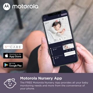 Motorola VM64 WiFi Babyfoon met Camera en App