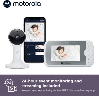 Motorola VM64 WiFi Babyfoon met Camera en App
