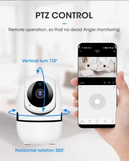 MPGoods Babyfoon Camera FULL HD Nachtzicht Tweerichting Communicatie