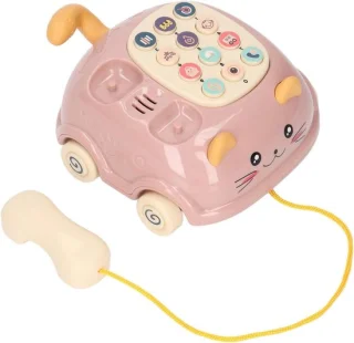 Muziekspeelgoed babyfoon roze