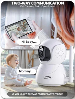 Namajunas Babyfoon met camera