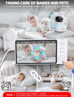 Namajunas Babyfoon met camera