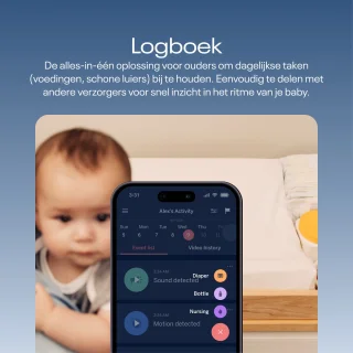 Nanit Pro Camera Babyfoon met Flex Standaard en Ademhalingsband