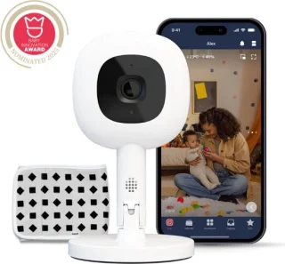 Nanit Pro Camera Babyfoon met Flex Standaard en Ademhalingsband