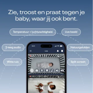 Nanit Pro Camera Babyfoon met Vloerstandaard