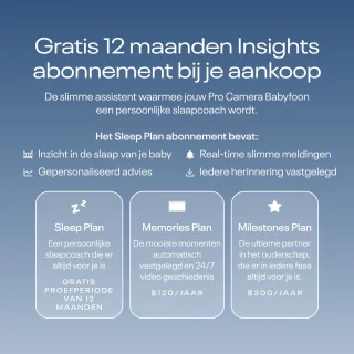 Nanit Pro Camera Babyfoon met Vloerstandaard