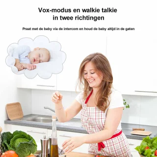 NAXSIR babyfoon met camera