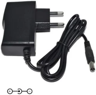 Netsnoer adapter voor babyfoon - 110 cm zwart
