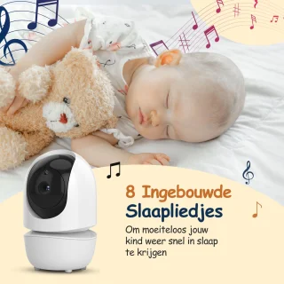 Nexino Babyfoon met 2 Camera's en Temperatuursensor