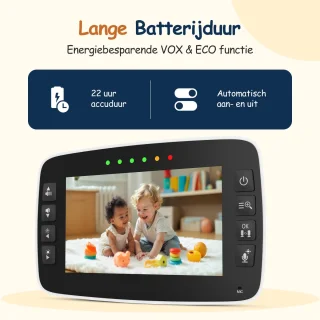 Nexino Babyfoon met 2 Camera's en Temperatuursensor