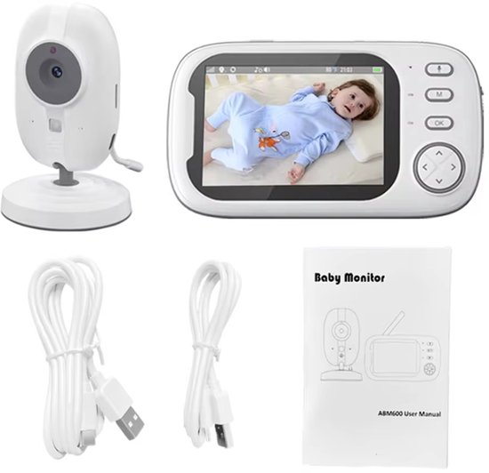 Nieuwe Draadloze Babyfoon met Camera 3,5 Inch Display