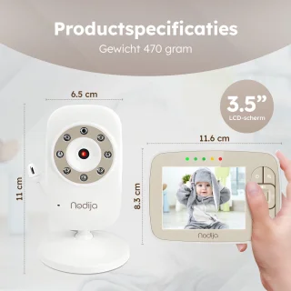 Nodija Babyfoon met Camera