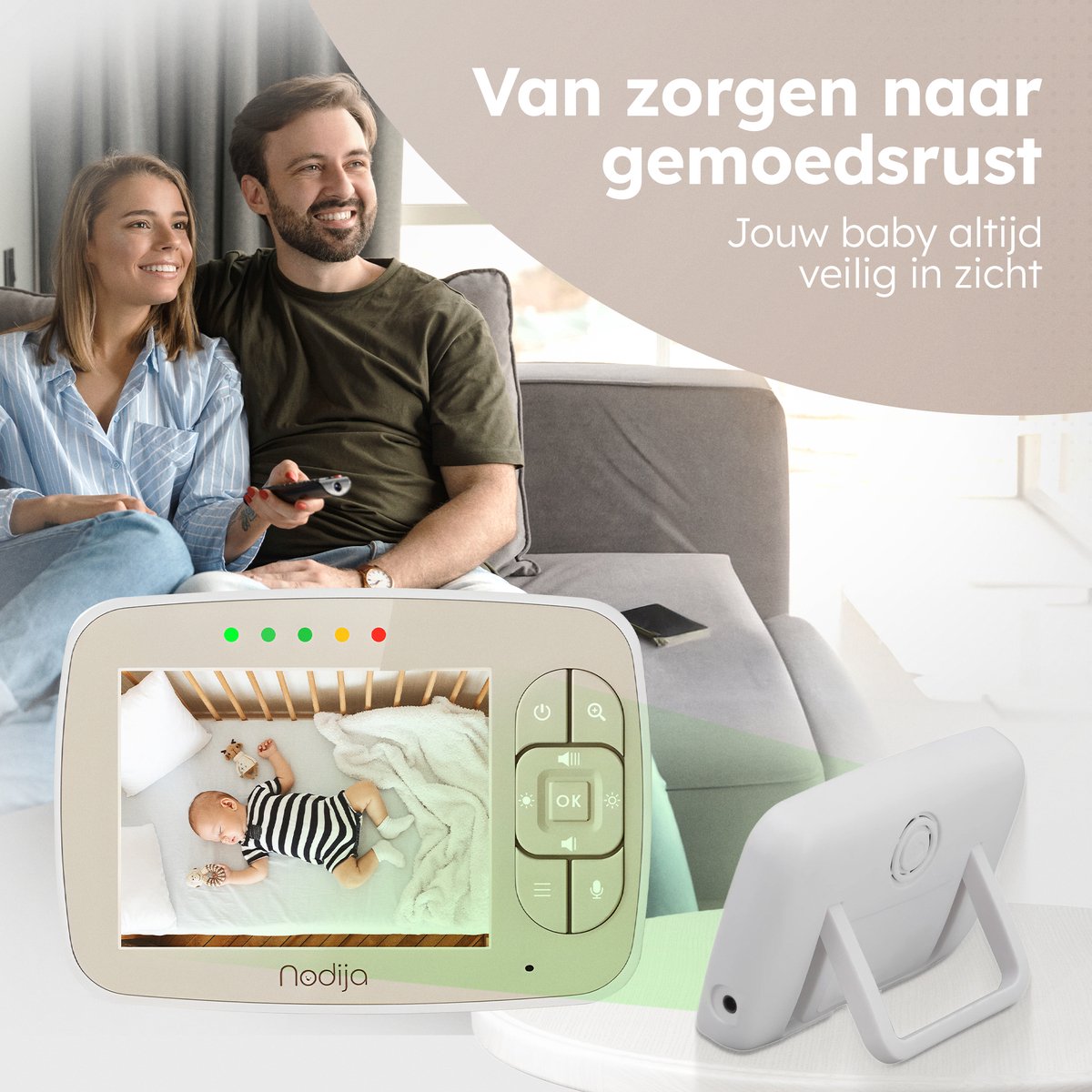 Wat vinden we goed aan de Nodija Babyfoon met Camera