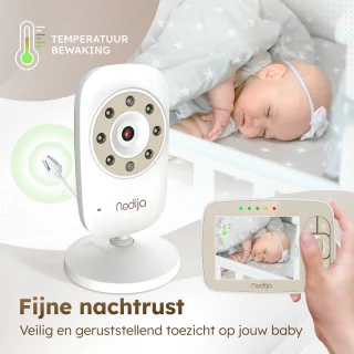 Nodija Babyfoon met Camera