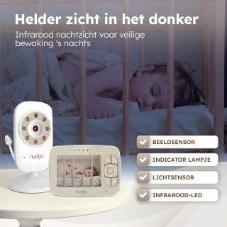 Nodija Babyfoon met Camera