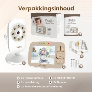 Nodija Babyfoon met Camera