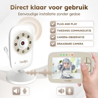 Nodija Babyfoon met Camera