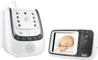 NUK Control+ Babyfoon met camera Wit/Antraciet