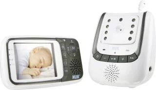 NUK Control+ Babyfoon met camera Wit/Antraciet