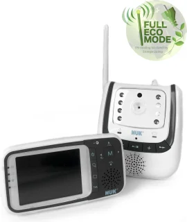 NUK Control+ Babyfoon met camera Wit/Antraciet