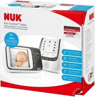 NUK Control+ Babyfoon met camera Wit/Antraciet