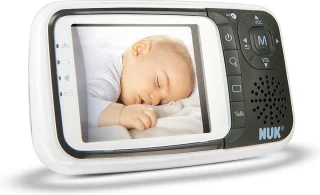 NUK Control+ Babyfoon met camera Wit/Antraciet