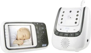 NUK Control+ Babyfoon met camera Wit/Antraciet