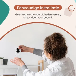 Numsy Babyfoon met Camera - Uitbreidbare Baby Monitor